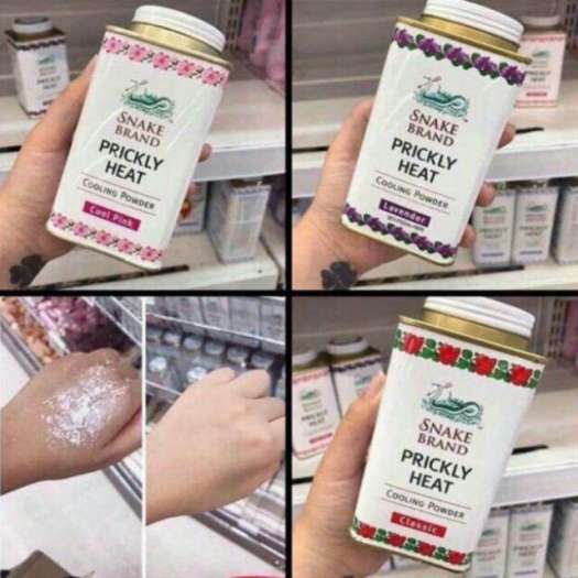 Phấn lạnh Snake Prickly Heat Thái Lan 50g - Hương Lavender