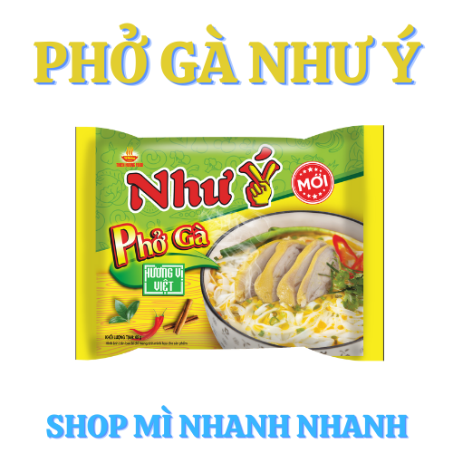 Thùng 30 gói phở gà như ý 65gr