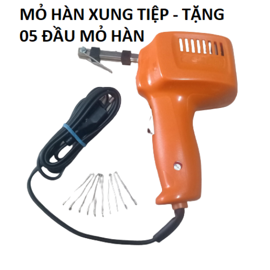 MỎ HÀN XUNG 100W CỦA TIỆP TẶNG 05 ĐẦU MỎ HÀN