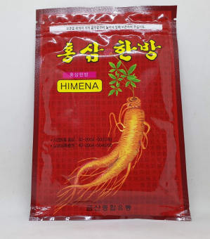 20 miếng cao dán hồng sâm đỏ himena trị đau nhức mỏi hàng nội địa chính hãng hàn quốc