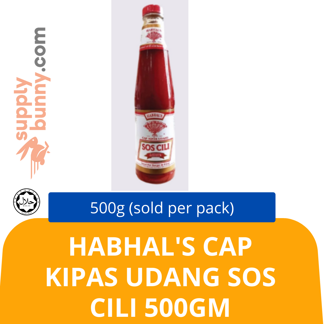 Habhal\'s Cap Kipas Udang Sos Cili 500Gm Halal