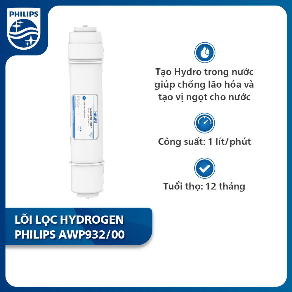 Lõi lọc hydrogen philips awp932/00