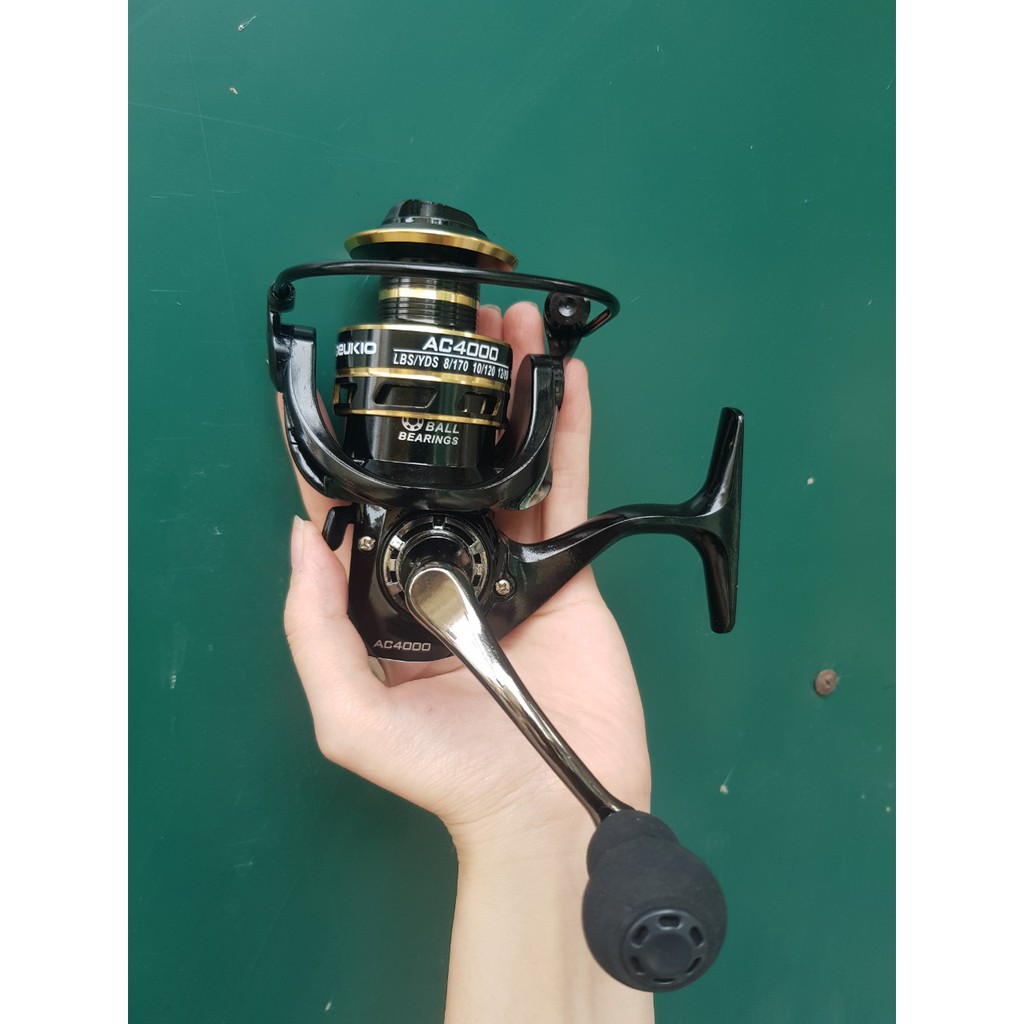 Máy Câu Cá kim loại Deukio AC 2000 - 3000 - 4000 - 5000 - 6000 - 7000
