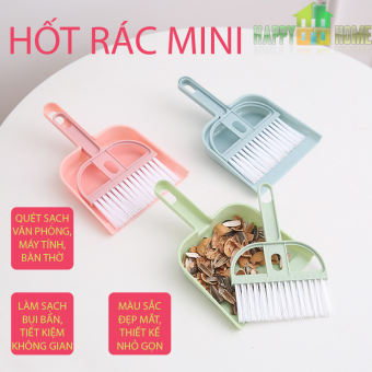 Bộ Chổi Quét Bụi Và Ki Hốt Rác Mini Tiện Dụng