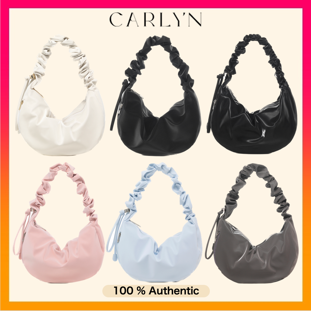 South Korea's Carlyn can be worn on the shoulder or as a crossbody bag,  soft L large size cloud bag