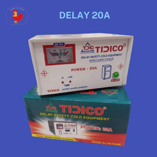 Với bộ bảo vệ tủ lạnh Delay 25A Phico giúp tủ lạnh không bị sốc gas nên bền hơn- Shop uy tín