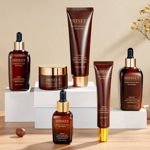 Bộ Mỹ Phẩm Dưỡng Da 6 Món Hiisees | Bộ sản phẩm dưỡng da - căng bóng chăm sóc da mặt HIISEES Bộ 6 món nội địa trung