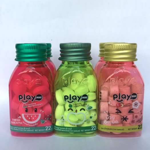 Kẹo ngậm Play More Dưa hấu Hũ 22G