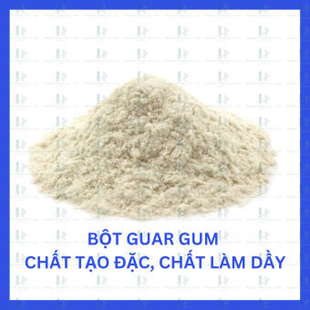 Guar Gum E412 gói 1KG - Chất tạo đặc, chất làm dày