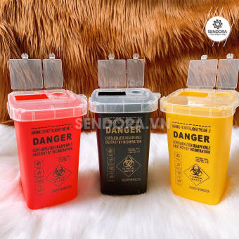 Thùng rác mini đựng kim xăm