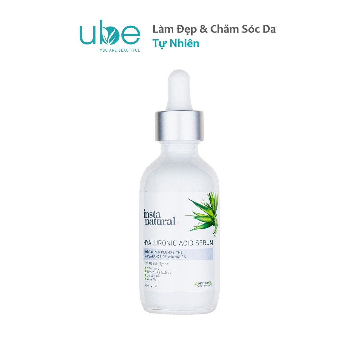 Serum Cấp Ẩm Và Chống Lão Hóa InstaNatural Hyaluronic Acid 60ml