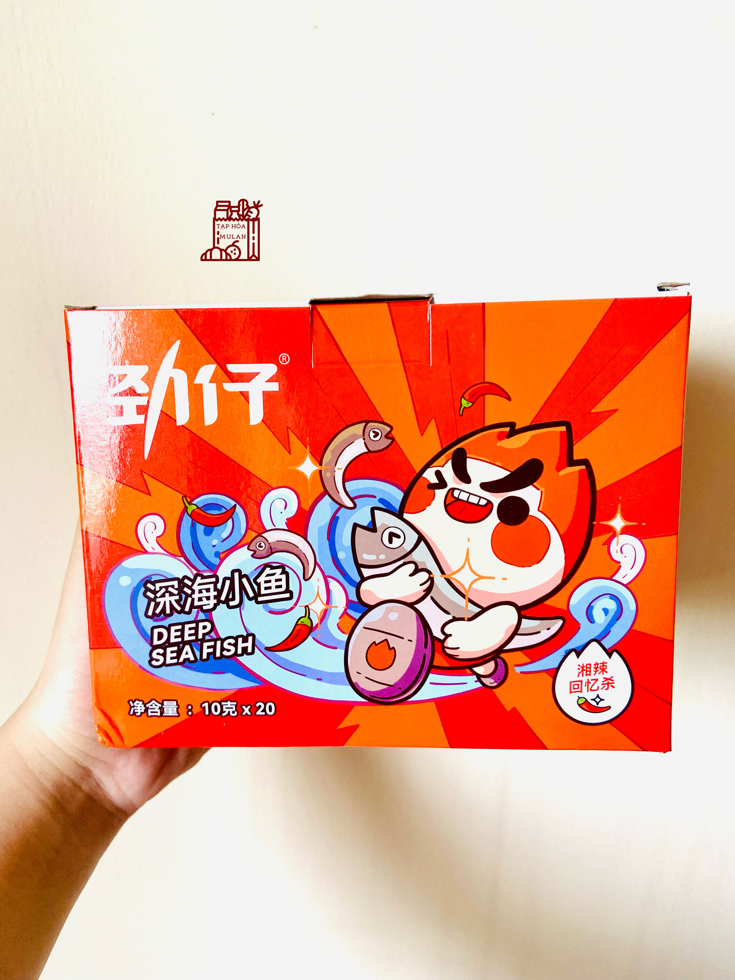 Cá cơm cay set 5 gói - ăn vặt trung quốc