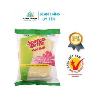 Miếng rửa chén SCOTCH BRITE 3M không trầy xước, mút đặc cao cấp