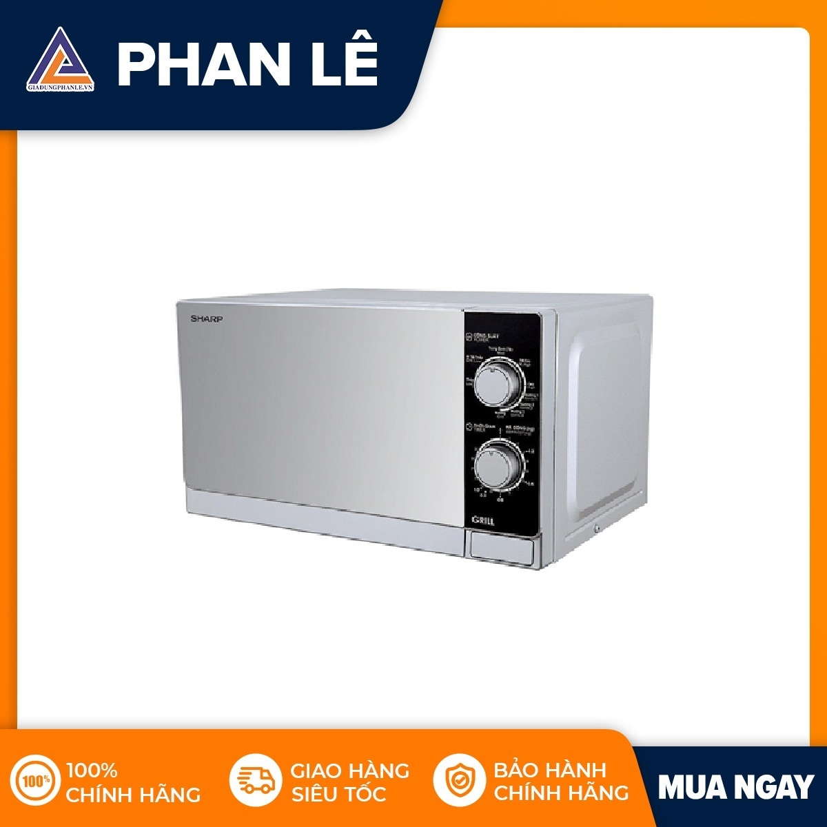 Lò vi sóng sharp r-g223vn-sm 20 lít
