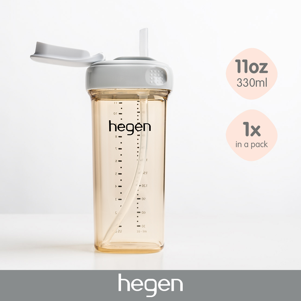 Hegen 11oz Straw Cup PPSU Grey