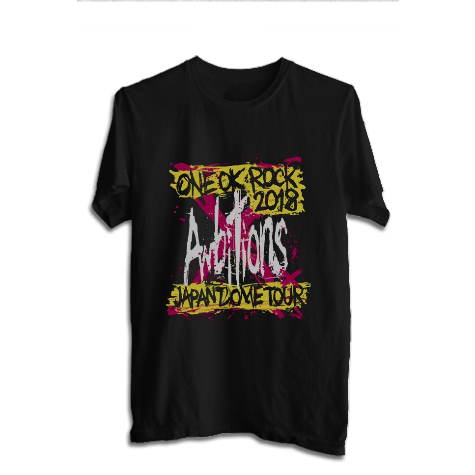 One Ok Rock Band 100% Cotton T-Shirt - Graphic Printed Men'S