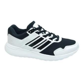 Giày bata nam (trắng sọc đen 1)