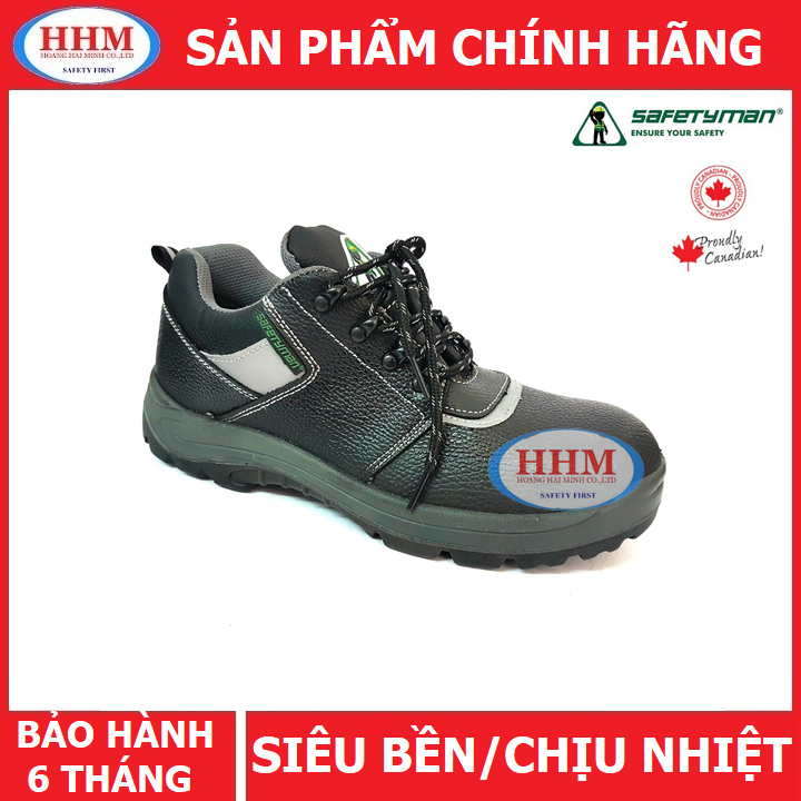 Giày bảo hộ Safetyman UP6299 - Làm bằng da bò, chịu nhiệt, chịu dầu và hóa chất