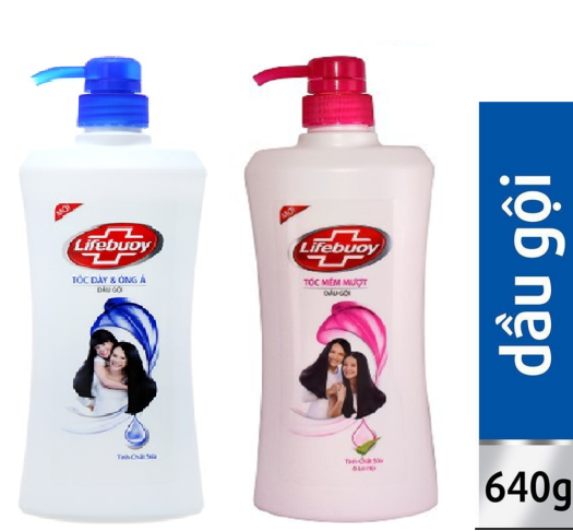 Dầu gội Lifebuoy 640g(xanh)