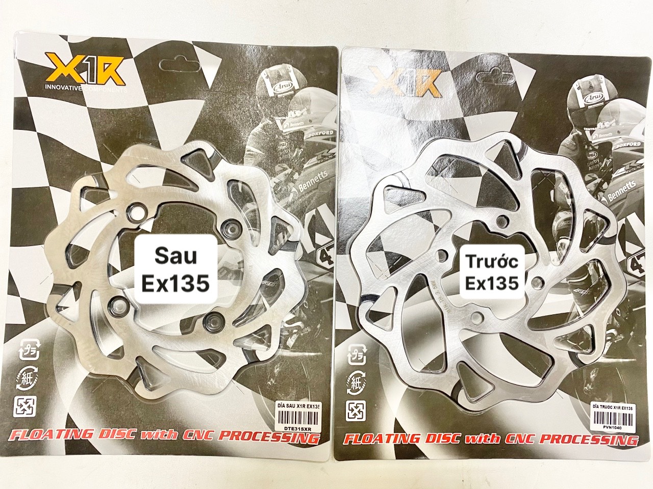 Dĩa thắng cho xe Ex135 trước sau kiểu X1R