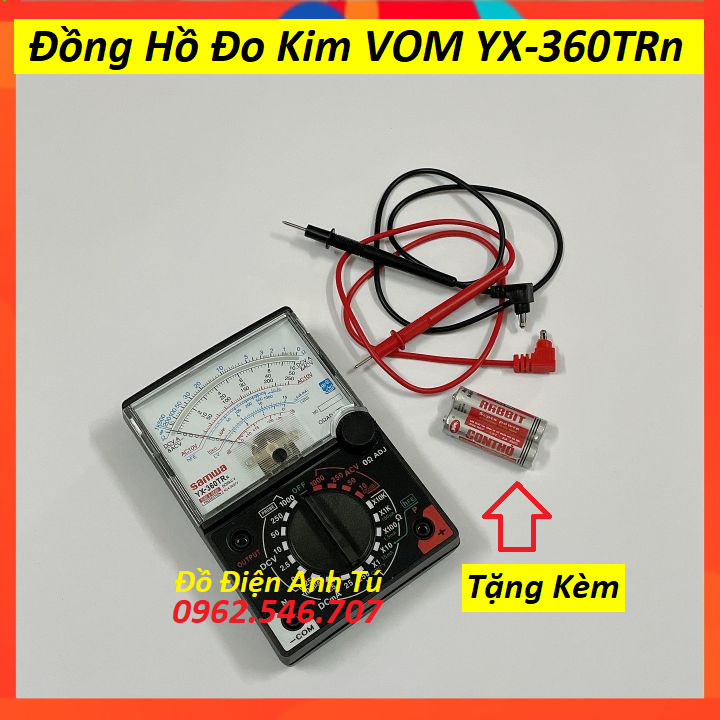 Đồng hồ đo vạn năng kim vom yx-360trn , đồng hồ vạn năng samwa, đồng hồ đo điện vạn năng