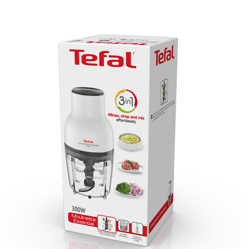 Máy xay thực phẩm tefal 3 trong 1 mb520138 - 300w, 400ml