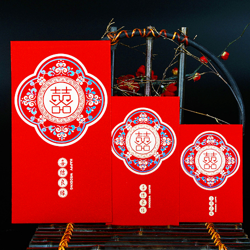 Phong bao lì xì cưới song hỷ mẫu 2022