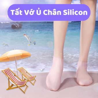 Tất Ủ Chân Chất Liệu Silicon Co Giãn Tốt, Tất Vớ Ủ Chân Kem Dưỡng Thẩm Thấu Tốt Hơn Không Gây Bí Chân, Da Căng Bóng
