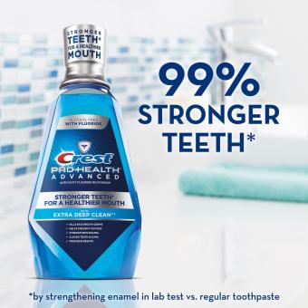 Nước Xúc Miệng Crest PRO Health Multi Protection Clean Mint 1 lít