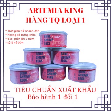 Artemia King Đỏ (Trung Quốc) loại 1 xuất khẩu siêu nở