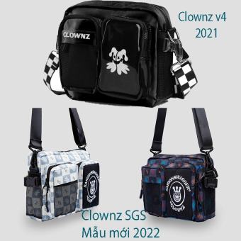 Túi đeo chéo Clownz nam nữ unisex mẫu mới 2022, cặp đeo vai vải canvas đi học, đi chơi, du lịch