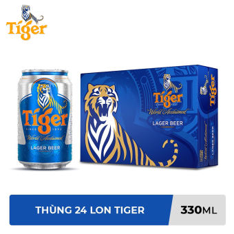 THÙNG 24 LON BIA TIGER 330ML