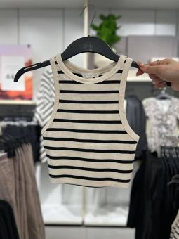 Áo ba lỗ nữ dáng croptop form nhỏ HM Auth New Tag có sẵn 1049251