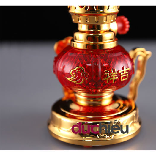 Đèn dầu điện tử dùng pin ( 1 cây ) , đèn thờ cúng trang trí tết , bàn gia tiên - Đức Hiếu Shop