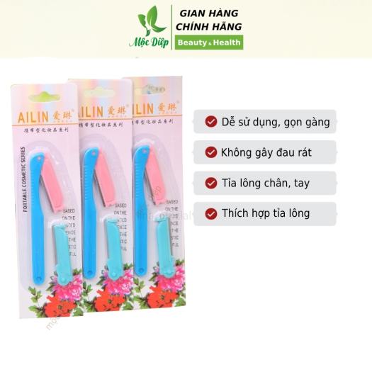 Dao cạo lông mày - cạo lông nách cho chị em phụ nữ, tiện lợi, an toàn Mộc Diệp Cosmetic