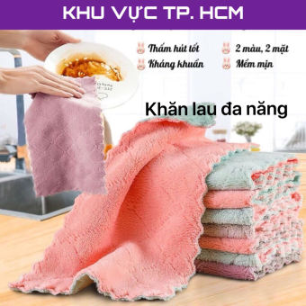 Khăn lau bếp đa năng 2 mặt siêu thấm nước