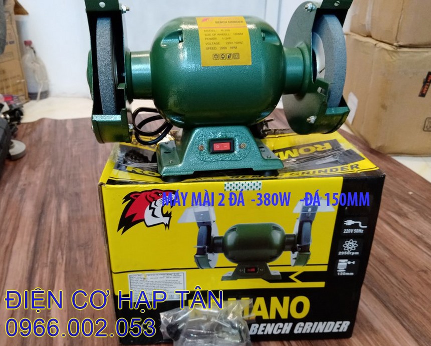 Máy mài 2 đá chính hãng 380w , máy mài dao , mài kéo