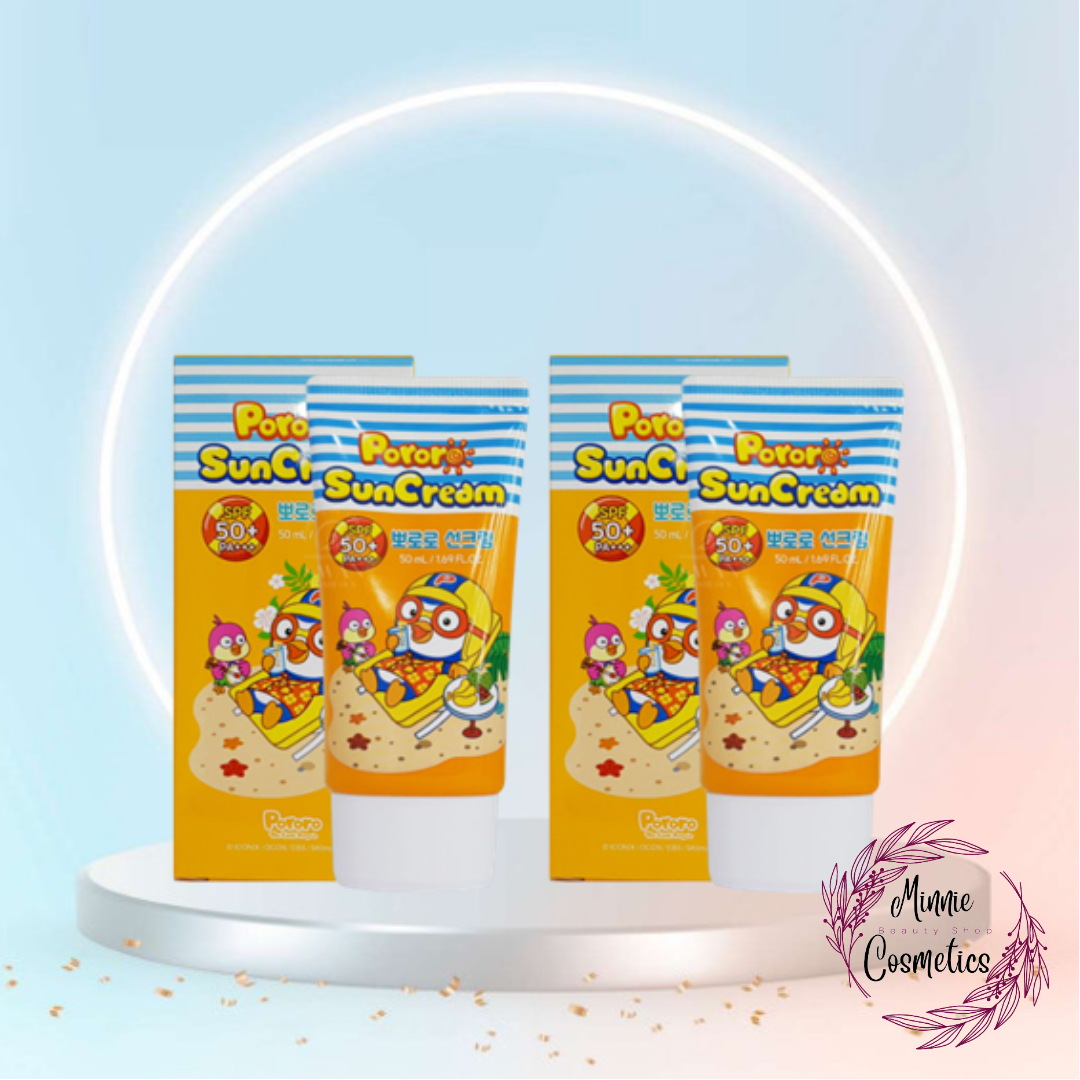 Kem chống nắng Pororo của Hàn Quốc dành cho trẻ sơ sinh và em bé đến 15 tuổi.