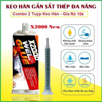 Keo hàn sắt thép x2000, keo hàn sắt đa năng chịu nhiệt độ cao, chống thấm tốt, keo hàn kim loại, ống nước siêu dính tất cả các vật liệu