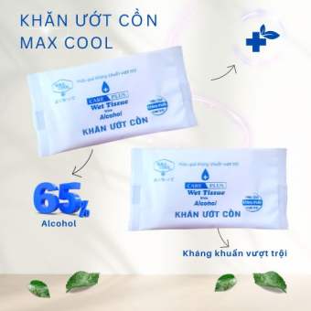 Combo 100 cái khăn ướt cồn Max Cool