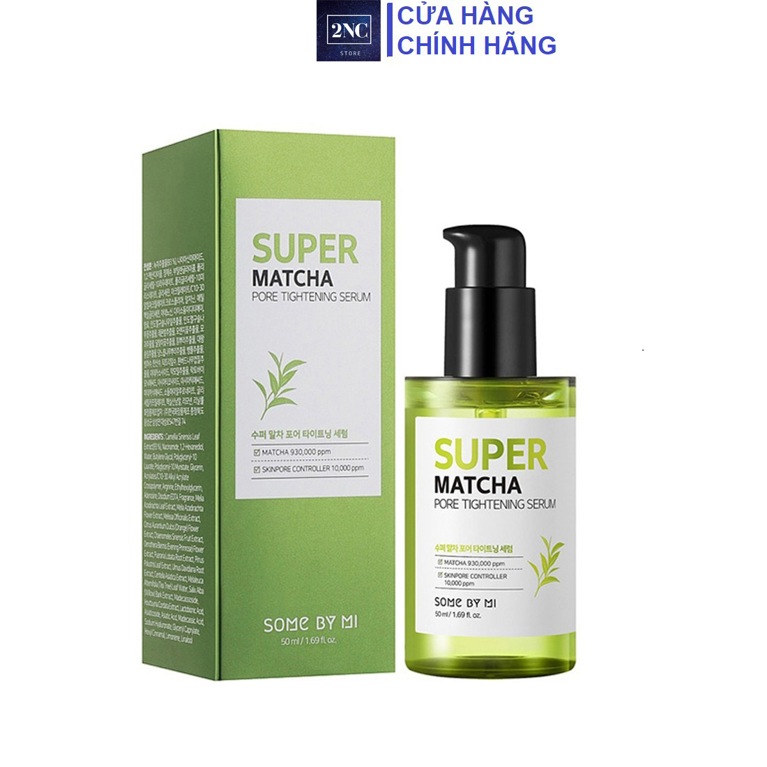 Tinh Chất Dưỡng Da Se Khít Lỗ Chân Lông Some By Mi Super Matcha Pore Tightening Serum 50ml