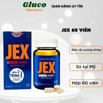 Jex max viên uống bổ khớp thế hệ mới có tem tích điểm chính hãng nhập khẩu Mỹ 60 viên G015
