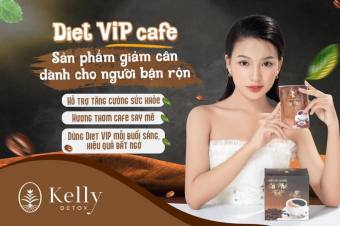 Cà phê Giảm Cân DIET VIP COFEE ( 1 hộp 15 gói)