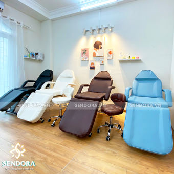 Giường phun xăm, Giường nối mi, Ghế tiêm Filler nhập khẩu HMBB-8200