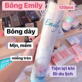 Bông tẩy trang Emily 120 miếng Đức