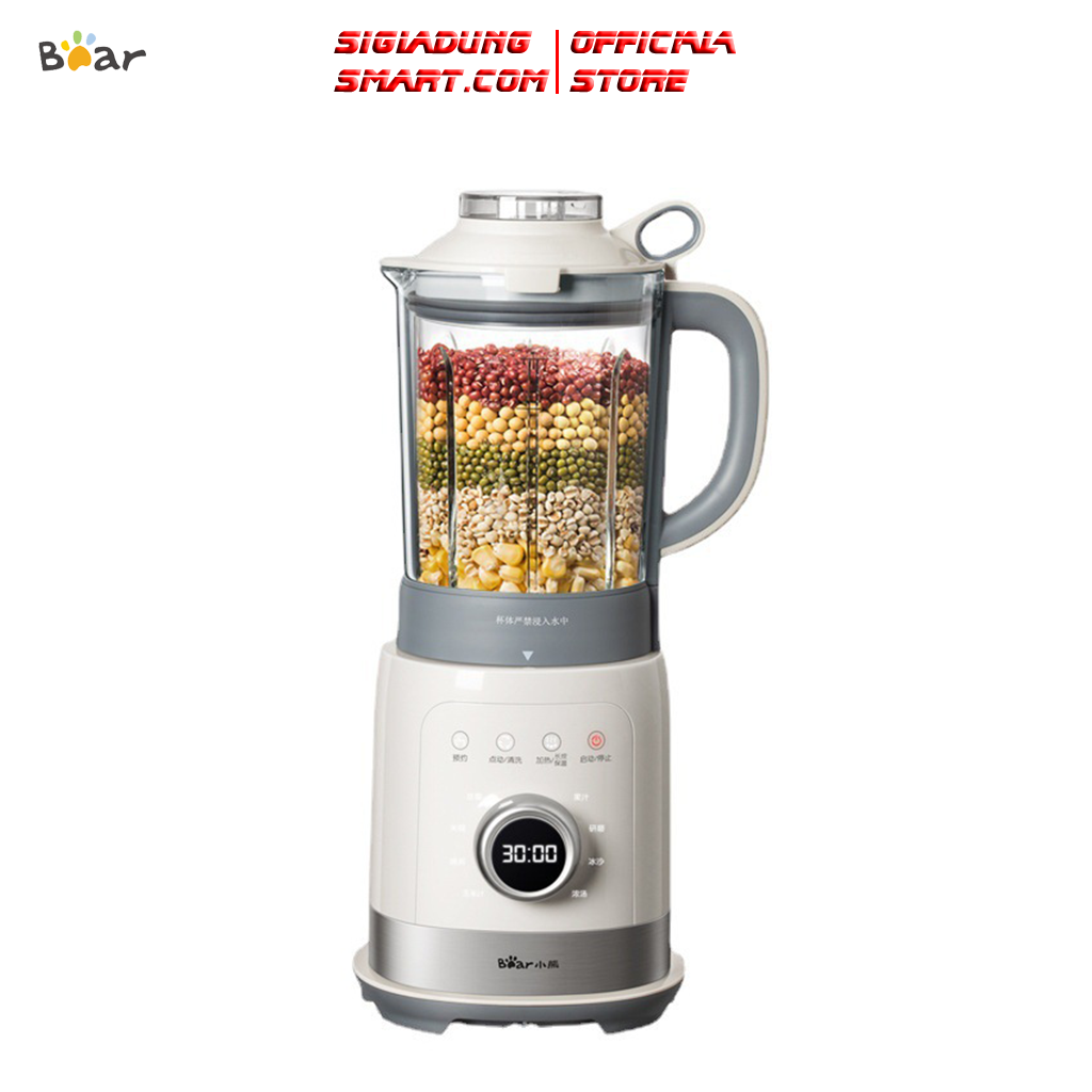 Máy làm sữa hạt đa năng - sữa đậu nành - xay sinh tố - bear pbj-b10u5 1,5l- 8 chế độ chức năng bảo hành 12 tháng