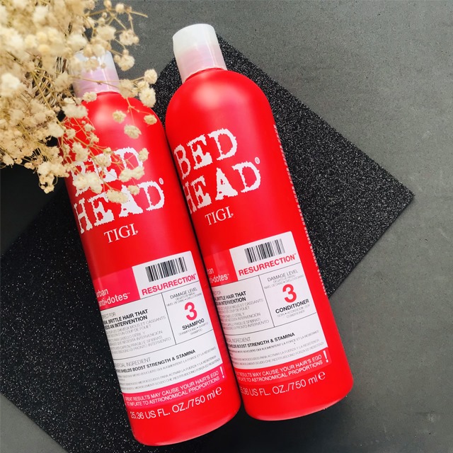 Bộ gội -xả tigi bed head phục hồi cấp độ 3 750ml