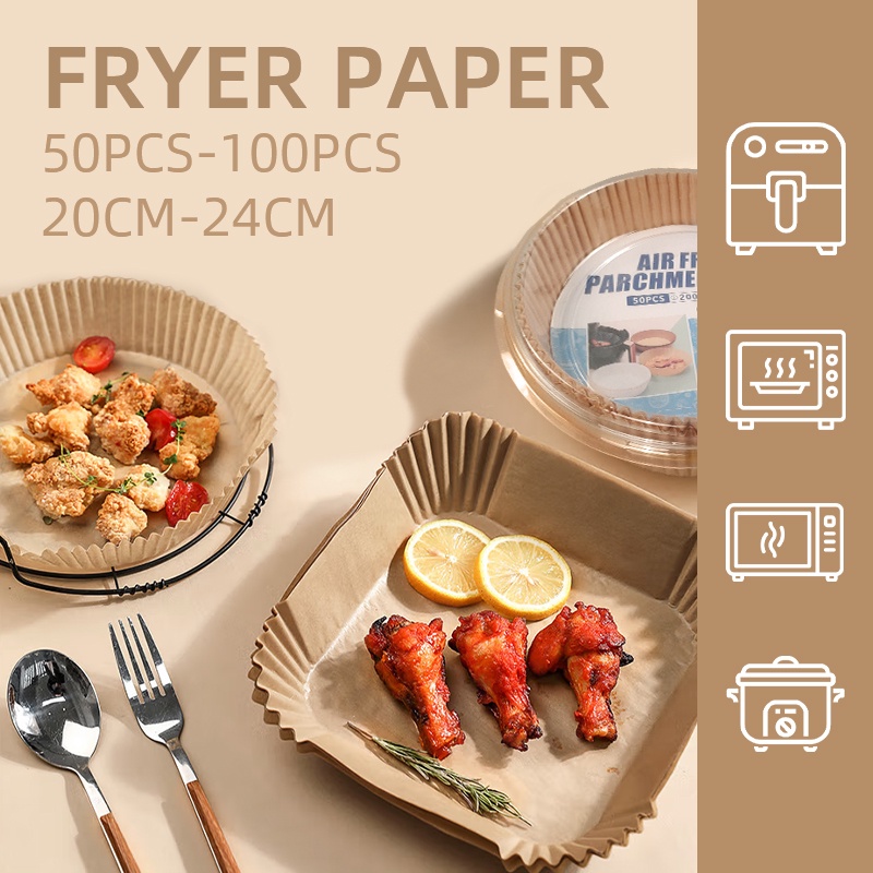 Buy air fryer baking paper 50pcs at best price in Pakistan
