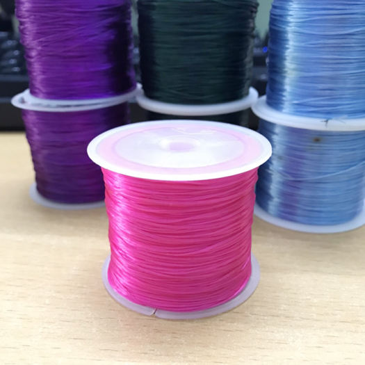 Cuộn dây xỏ chuỗi hạt sợi tơ siêu bền, cước xâu chuỗi hạt - Nhiều màu sắc