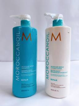COMBO DẦU GỘI VÀ DẦU XẢ MOROCCANOIL REPAIR phục hồi tóc hư tổn